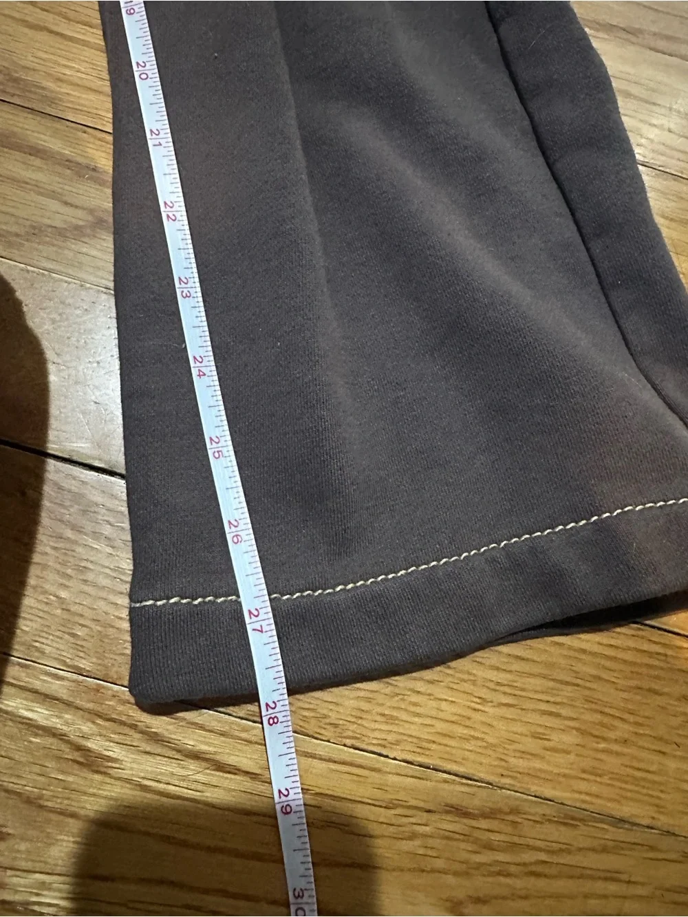 True Religion Men’s Brown Sweatpants Straight Leg Drawstring Travel Comfort Med